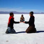 Bolivia Salt Flats levitate